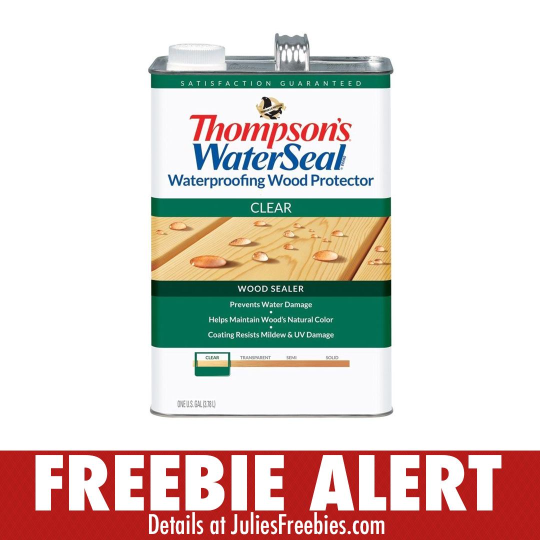 Thompson Water Seal 10 Rebate