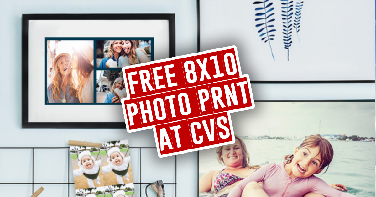 FREE 8x10 Photo Print at CVS Free Pickup TOO Julie's Freebies