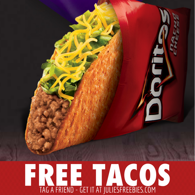 ...2018 between 2pm and 6pm you can score a FREE Doritos Locos Taco from......