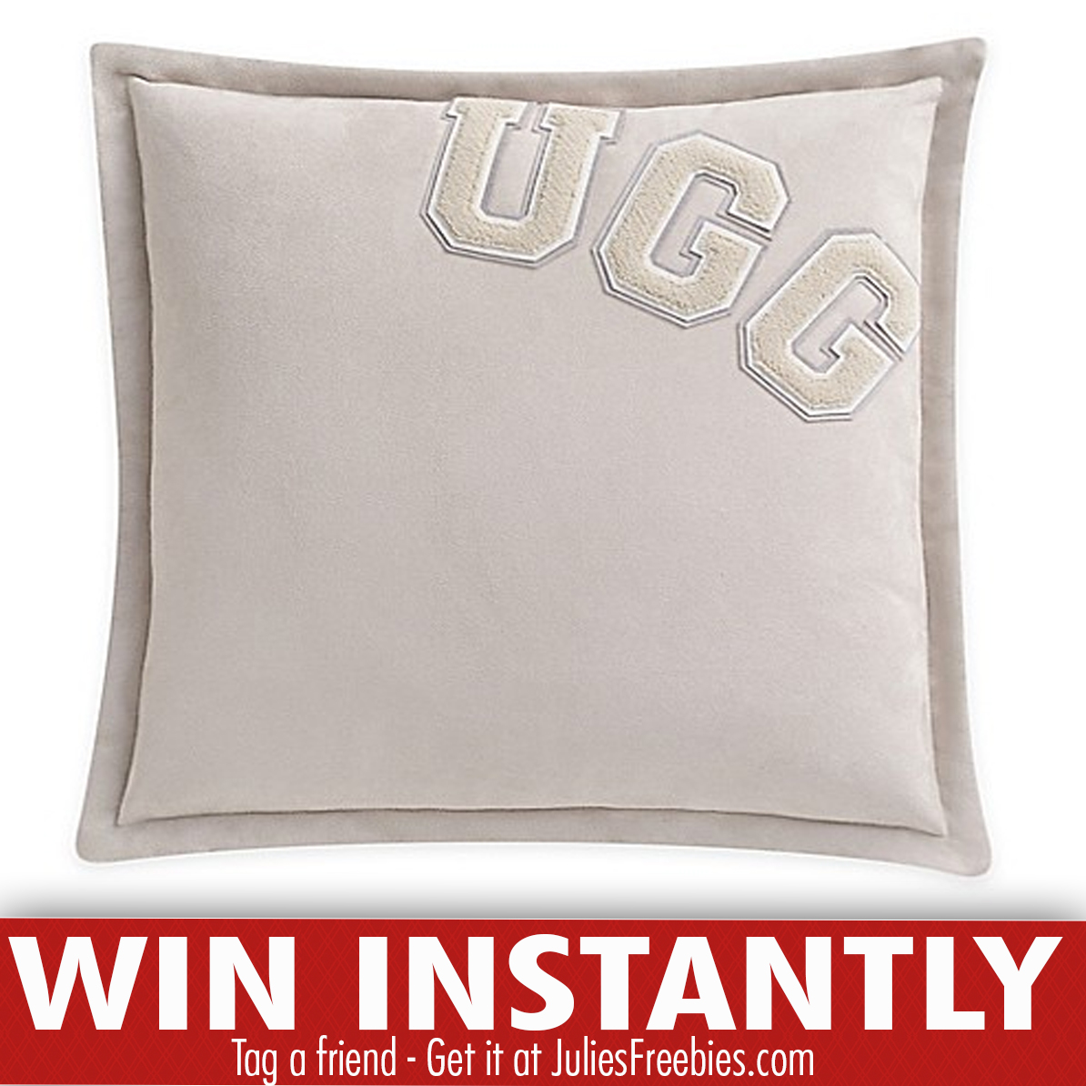 Instantly Win UGG Throw Pillows Julie's Freebies