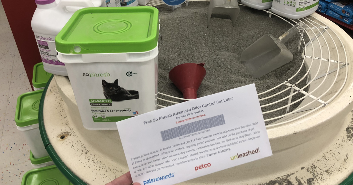 refillable litter at petco