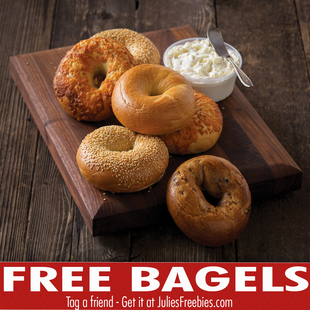 Free Bagel with Shmear at Einstein Bros Bagels (August 15) - Julie's ...