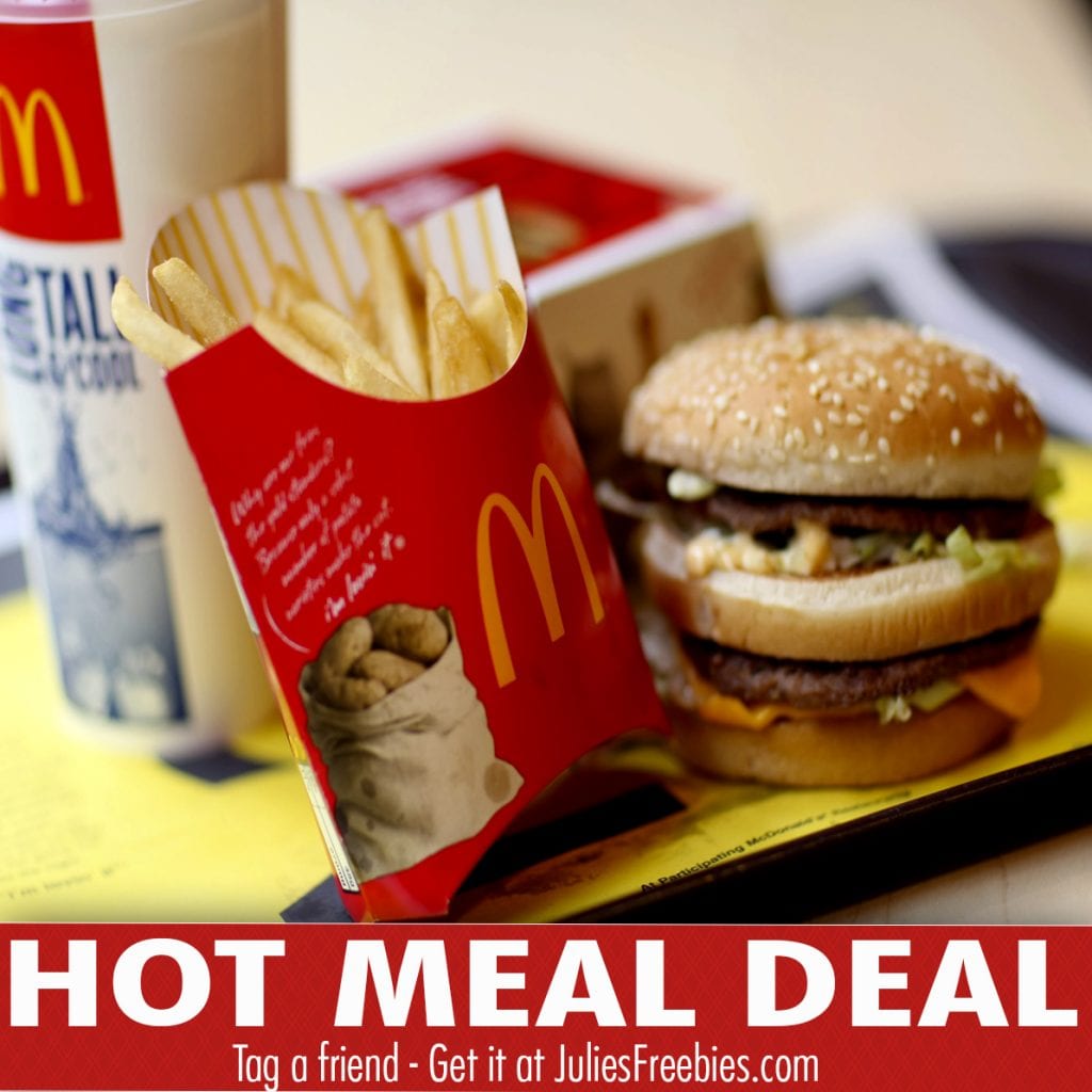 McDonald's HACK 2.00 Meal Deal on Fridays Julie's Freebies