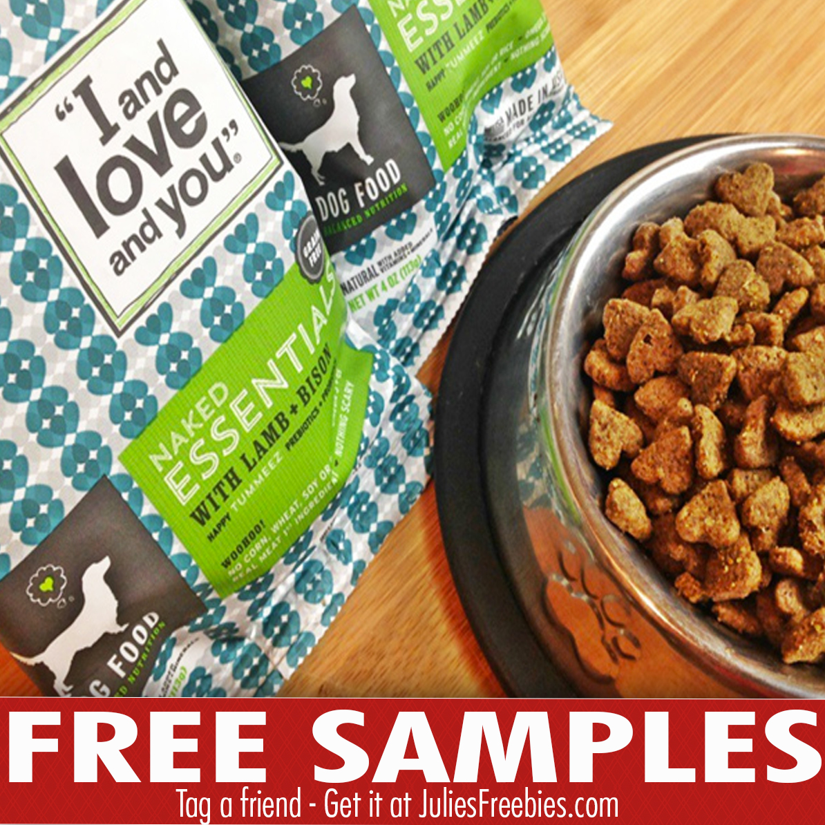 Free I and Love and You Dog Food Samples Julie's Freebies