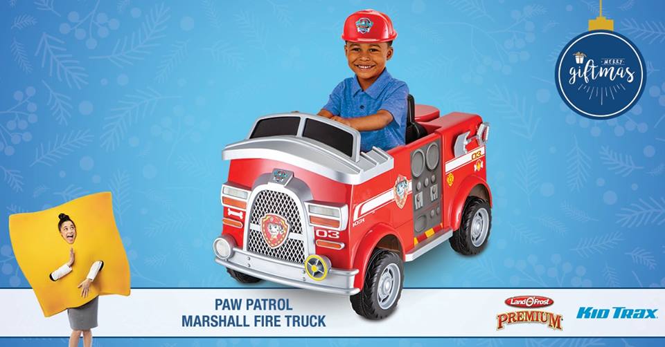 paw patrol 6v marshall fire truck
