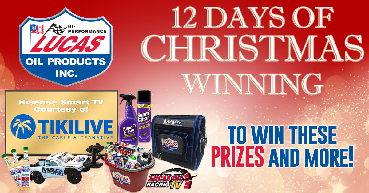 Lucas Oil 12 Days of Christmas Sweepstakes Julie's Freebies