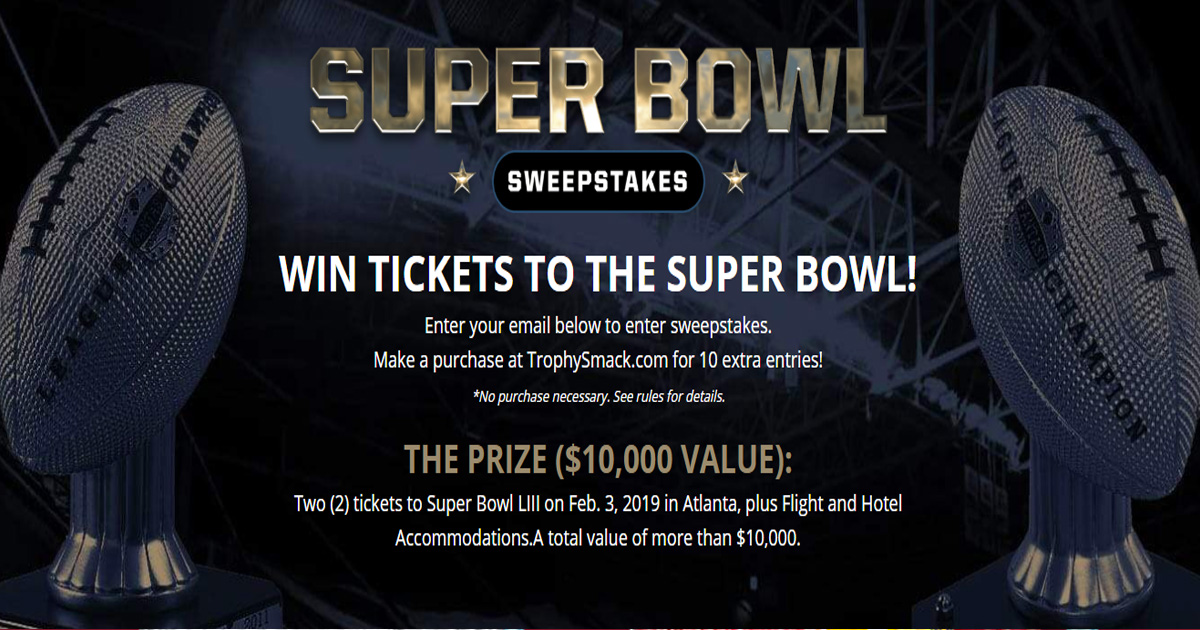 Super Bowl Sweepstakes Julie's Freebies