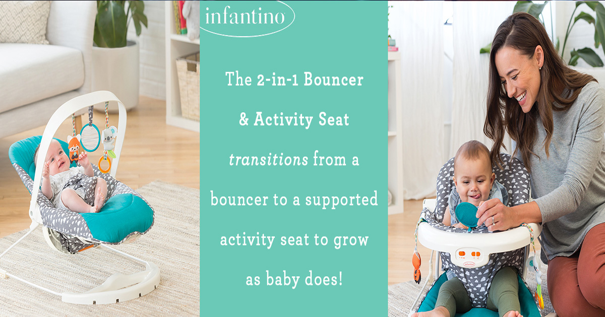 infantino bouncer and activity seat