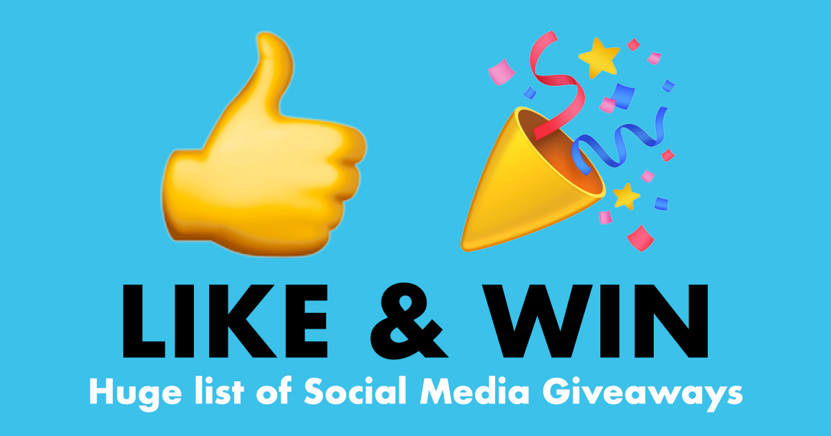 Like Win Giveaway List Social Media Giveaways Julie S Freebies - roblox free girl account giveaway 2019