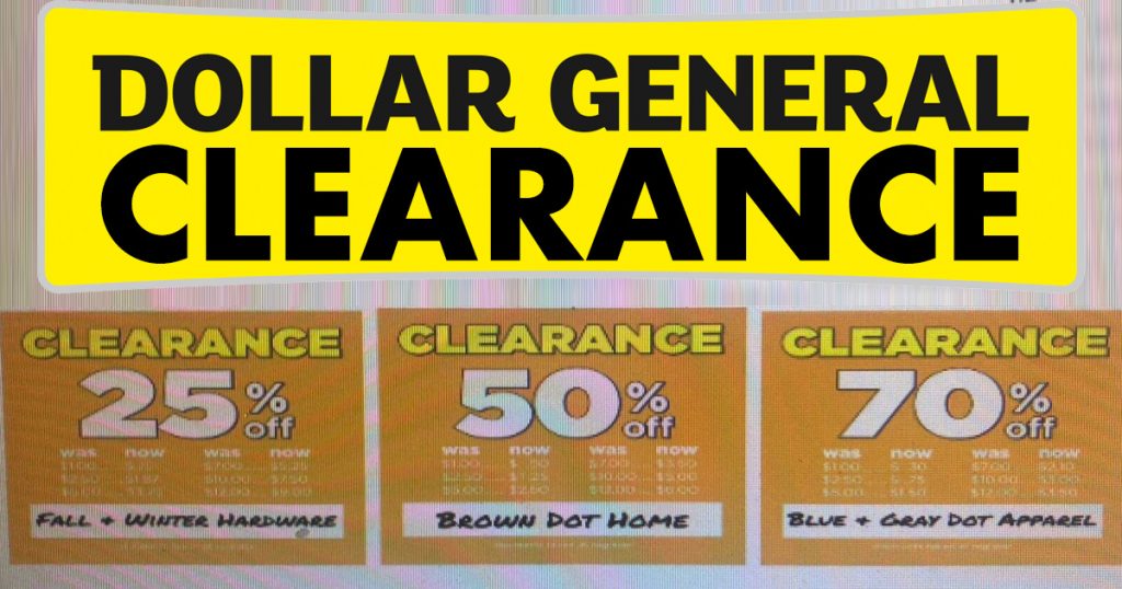 Dollar General Seasonal Clearance Up to 70 off Starts March 12