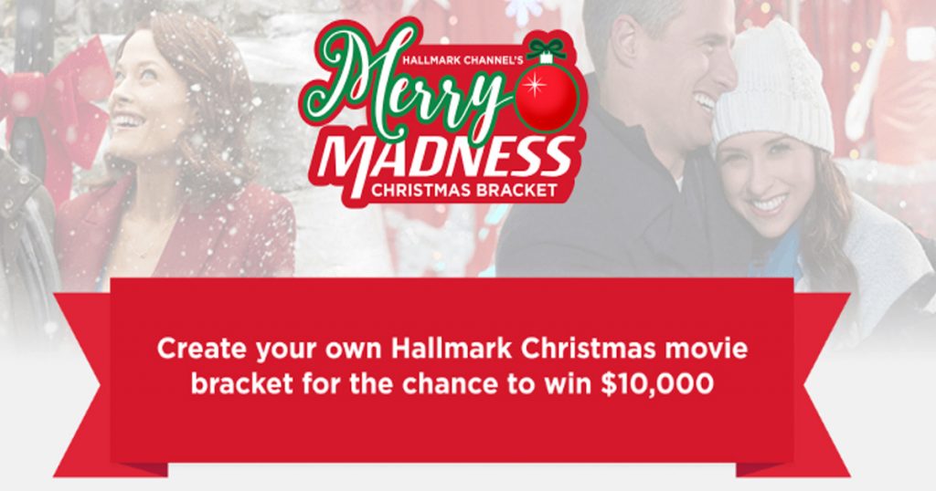 The Hallmark Channel’s Merry Madness Christmas Bracket Sweepstakes