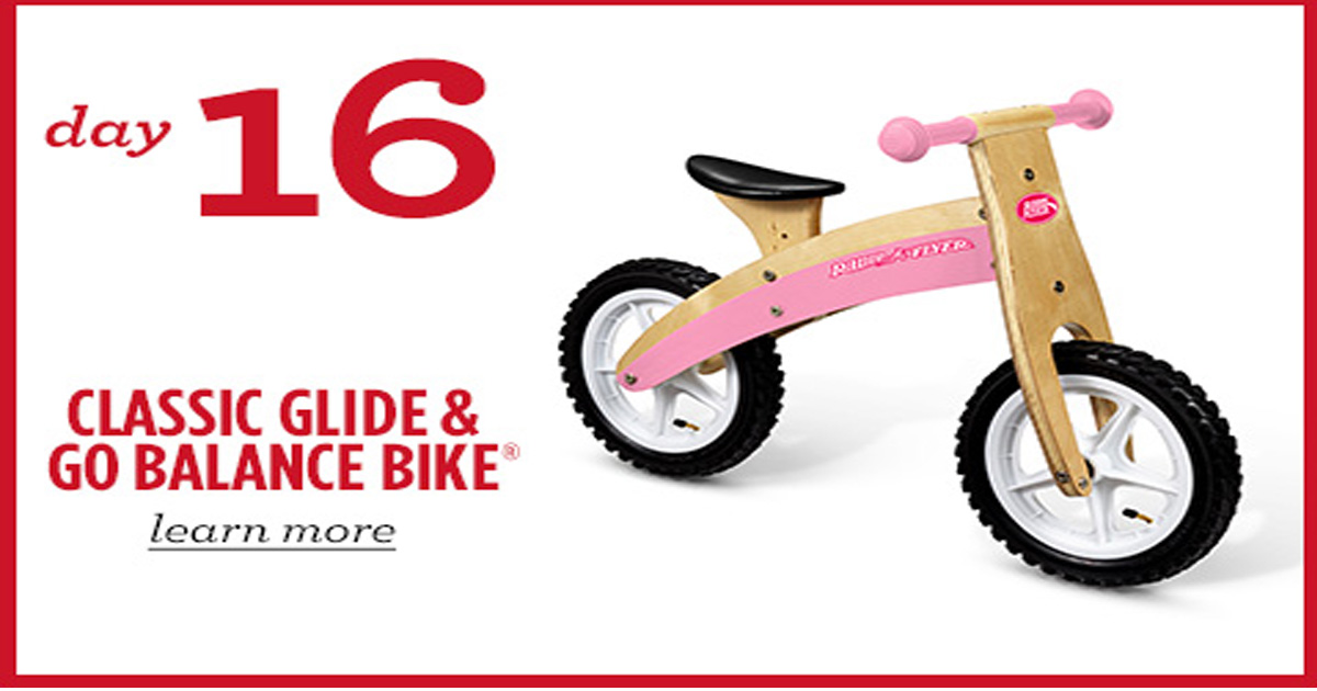 radio flyer classic glide & go balance bike