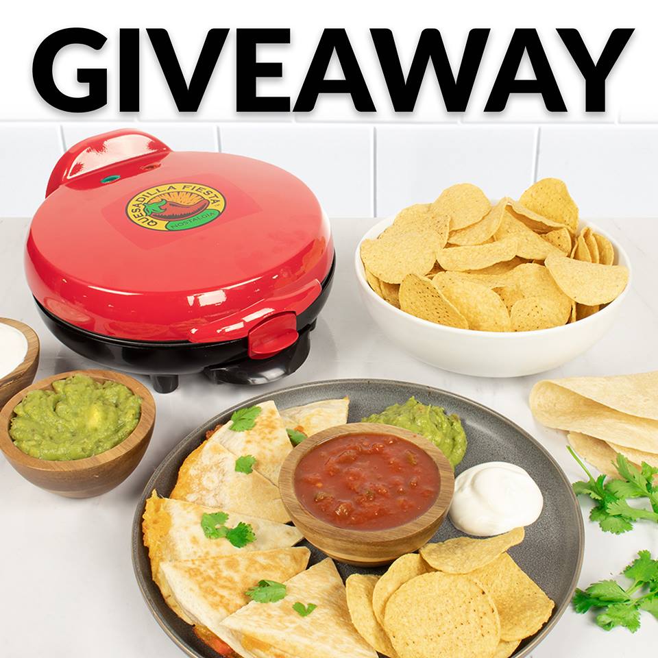 Nostalgia Quesadilla Maker Giveaway Julies Freebies 6150