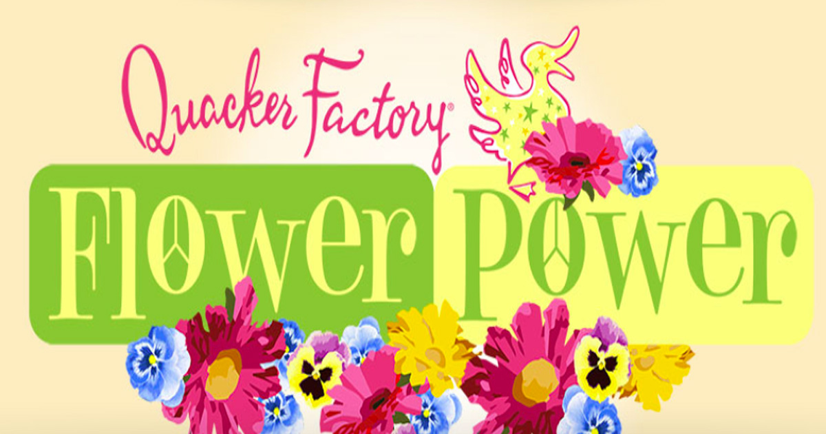 Quacker Factory Flower Power Sweepstakes - Julie's Freebies