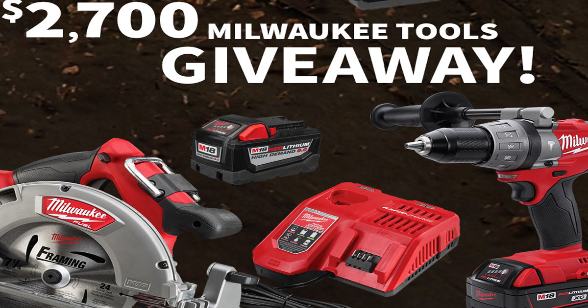 Milwaukee Tools Giveaway Julie's Freebies