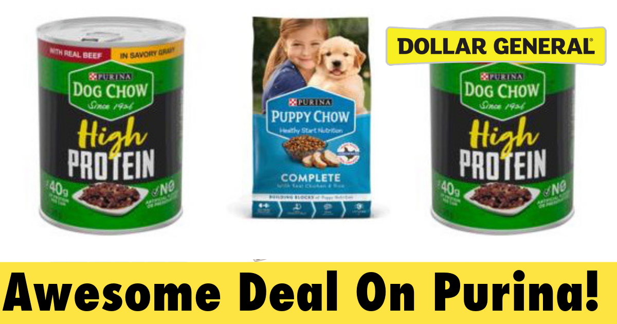 Dollar general puppy chow sale