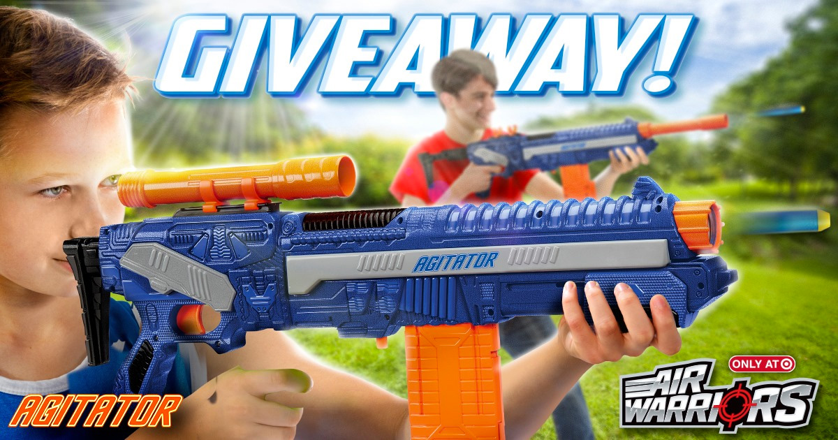 Air Warriors Agitator Blasters Giveaway - Julie's Freebies