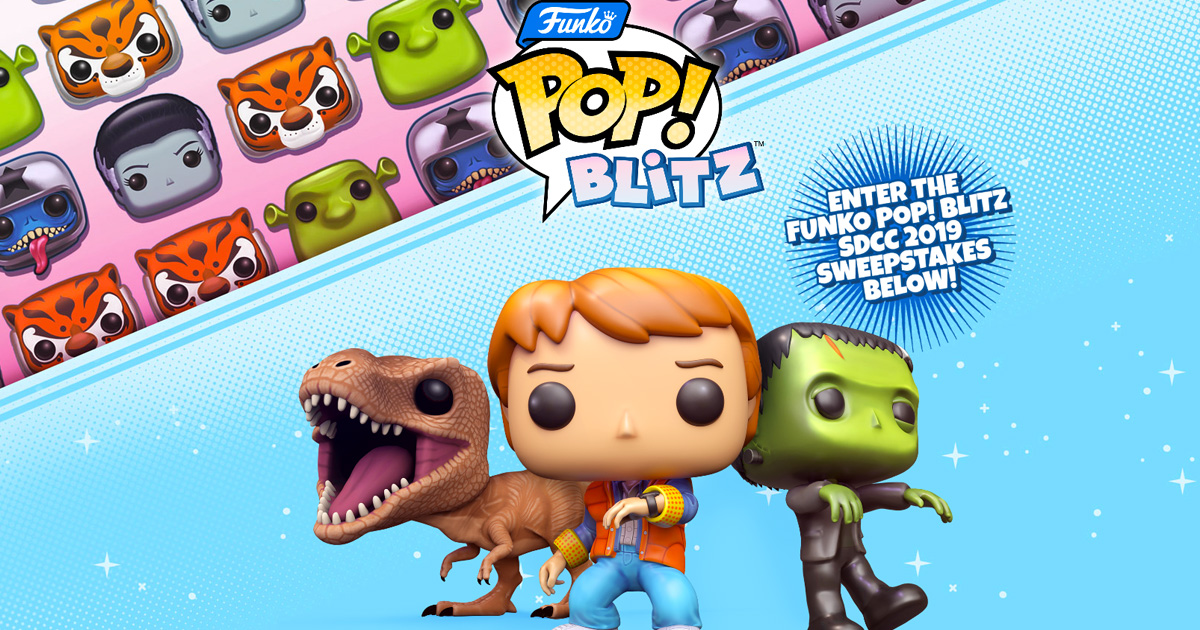 The Funko Pop! Blitz SDCC 2019 Sweepstakes - Julie's Freebies