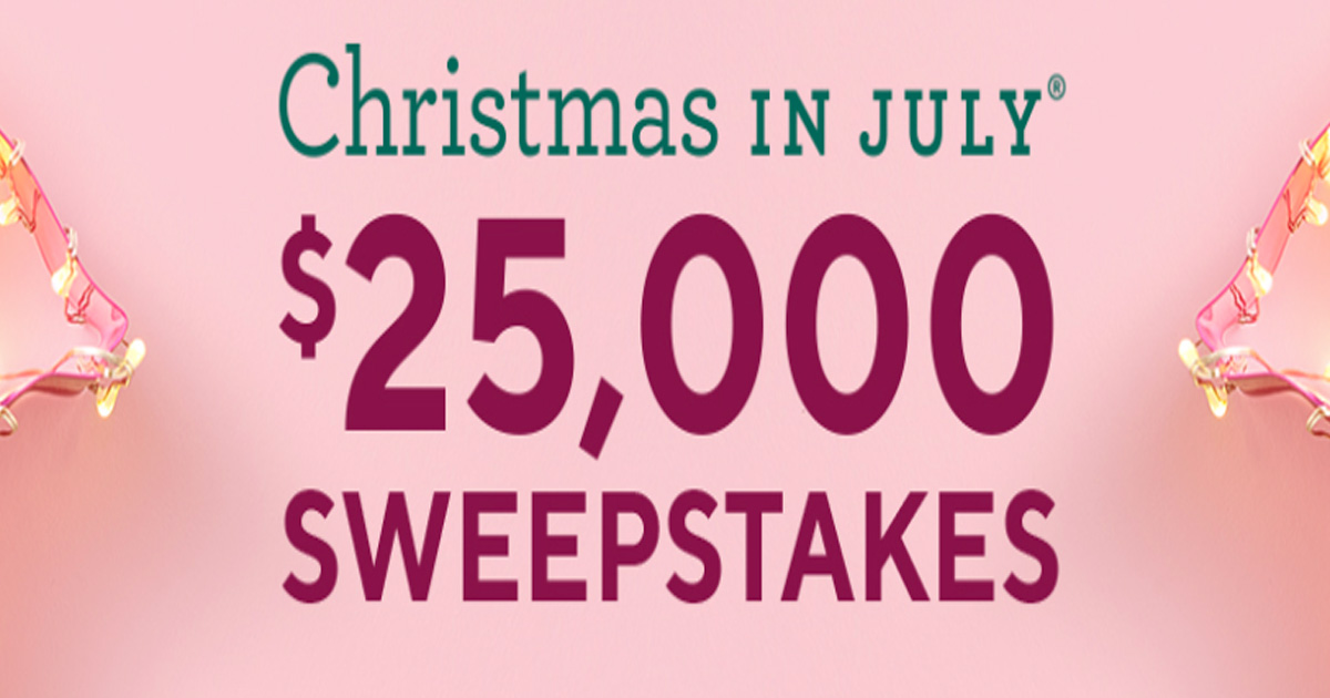 QVC Christmas in July Sweepstakes Julie's Freebies