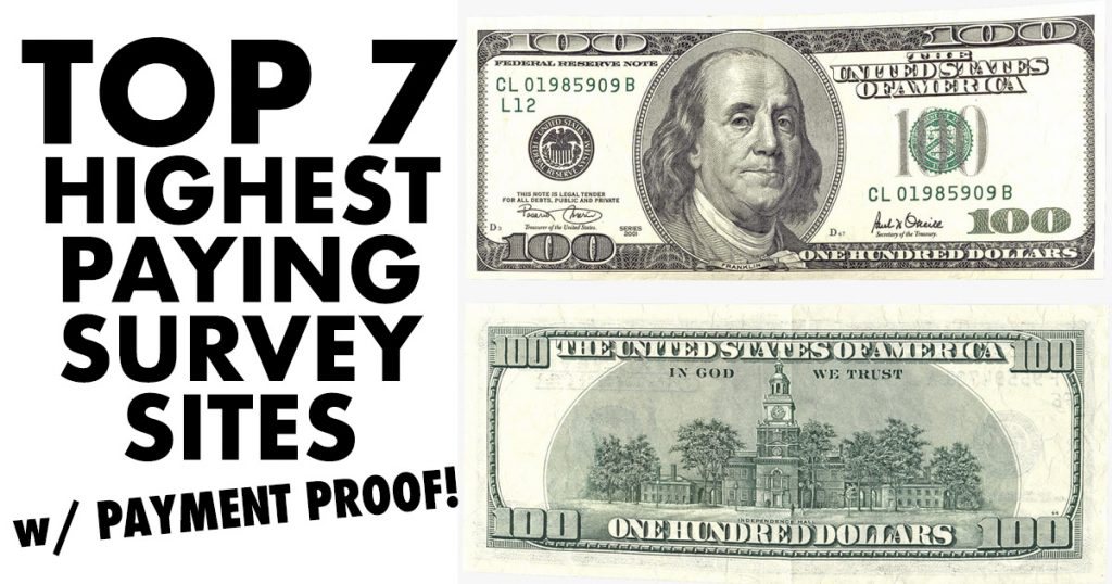 ONLY THE BEST - Here Are The Top 7 Highest Paying Survey Sites