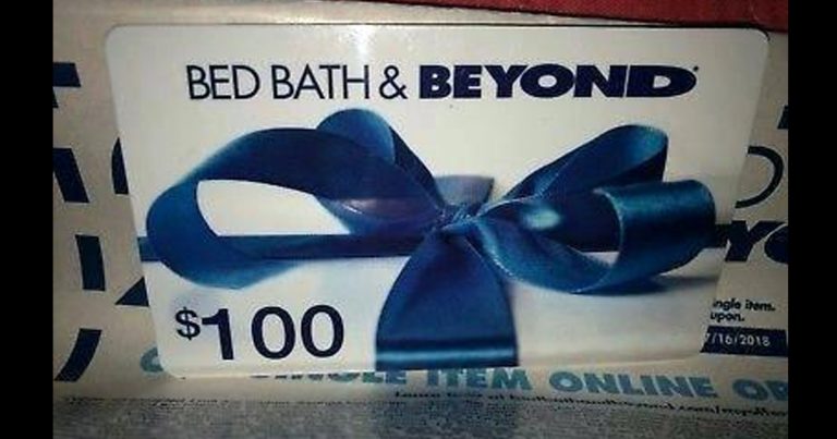 check bed bath beyond gift card balance