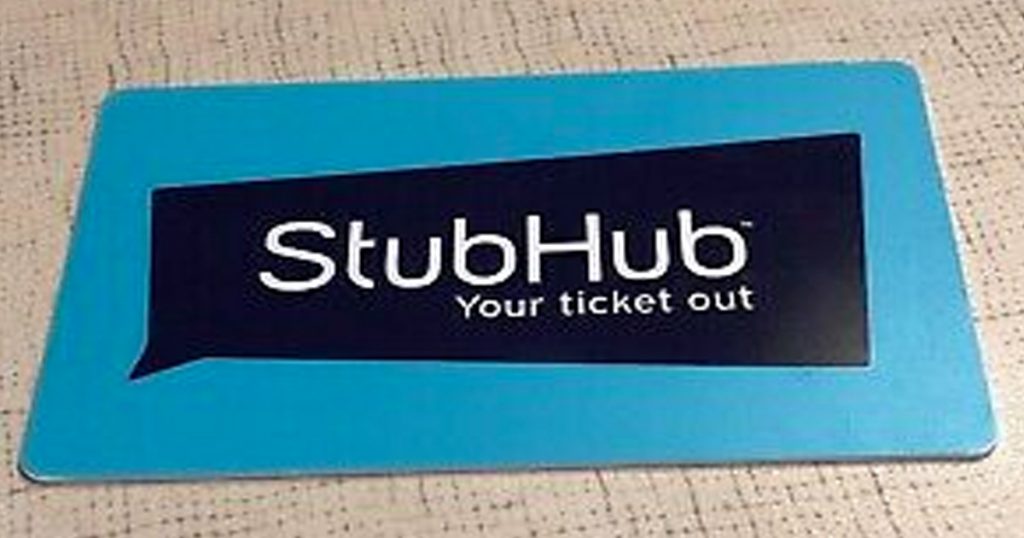 Free 10 00 Stub Hub Gift Card With Purchase Julie S Freebies   Stub Hub Gc 1024x538 