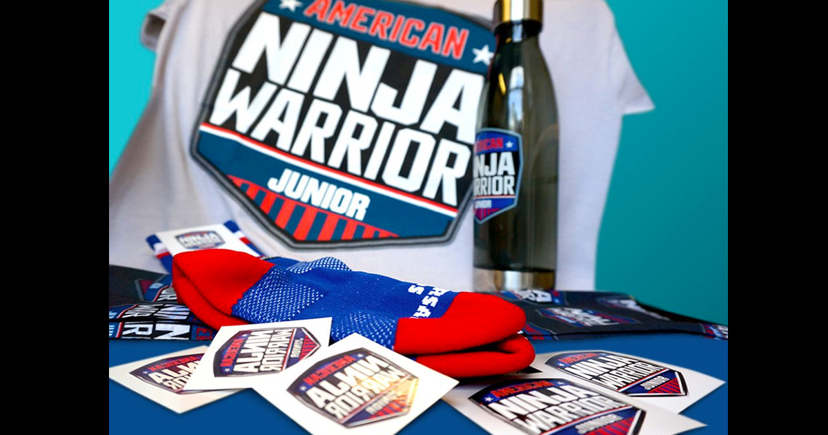 American Ninja Warrior Ninja Water Bottle (Blue)