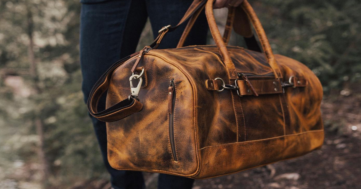 Kodiak Leather Duffel Giveaway - Julie's Freebies