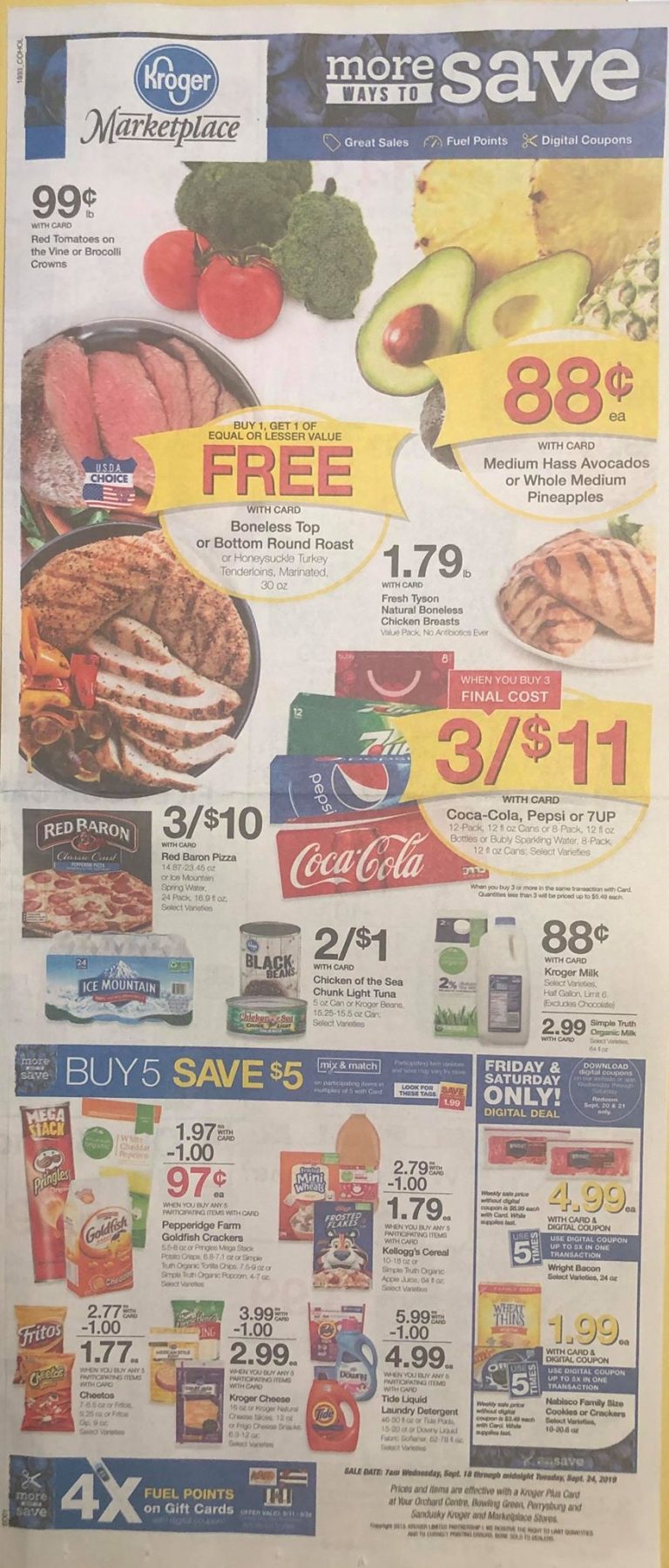 NEW KROGER AD Starts September 1824th Julie's Freebies