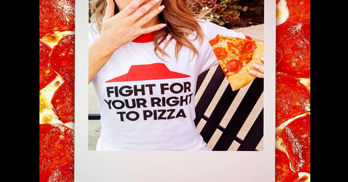 pizza hut bookit shirt