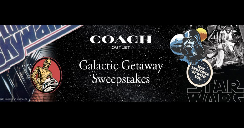 The COACH OUTLET Galactic Getaway Sweepstakes - Julie&#39;s Freebies