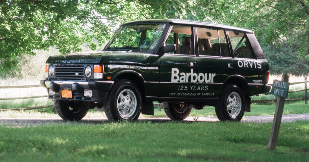 The Orvis Barbour Range Rover 125 Year 