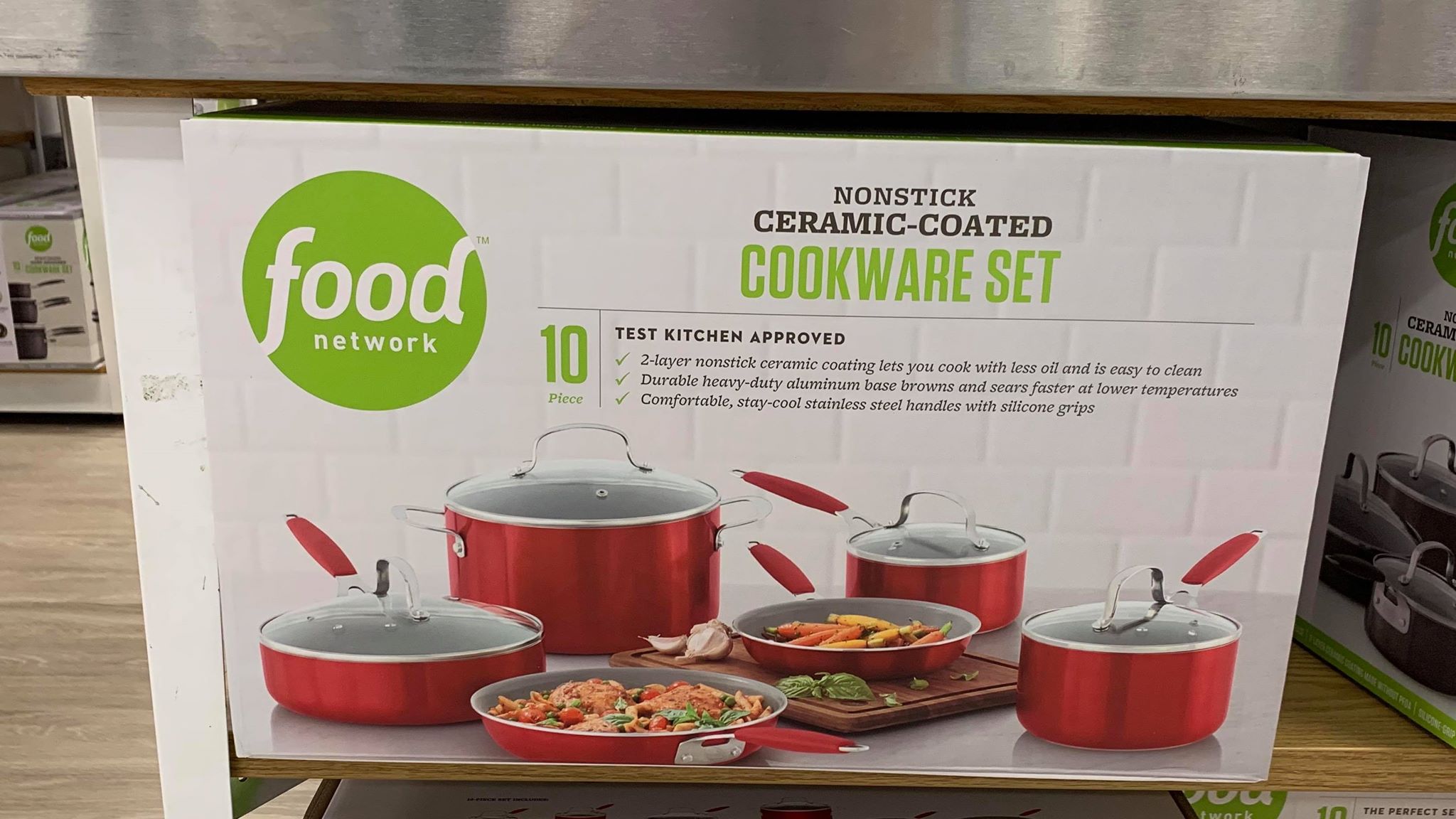 Kohl's Food Network 10-pc Ceramic Cookware $59.49 (Reg $129.99) - Julie ...