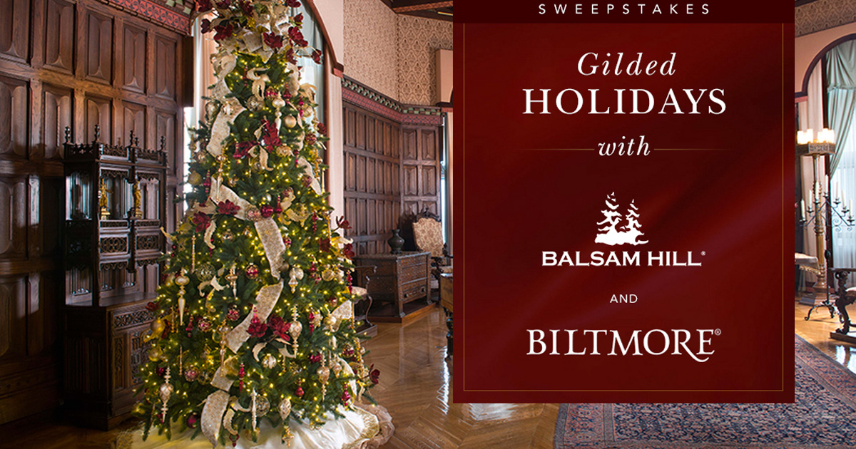 Gilded Holidays with Balsam Hill and Biltmore Sweepstakes Julie's