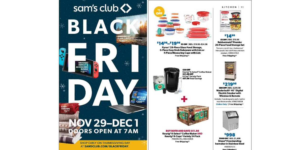 Sam's Club Black Friday 2019 - Julie's Freebies
