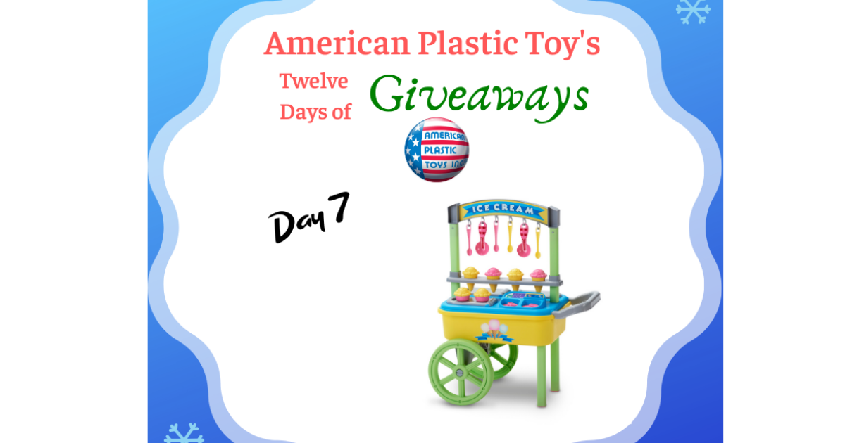 american plastic toys ice cream cart