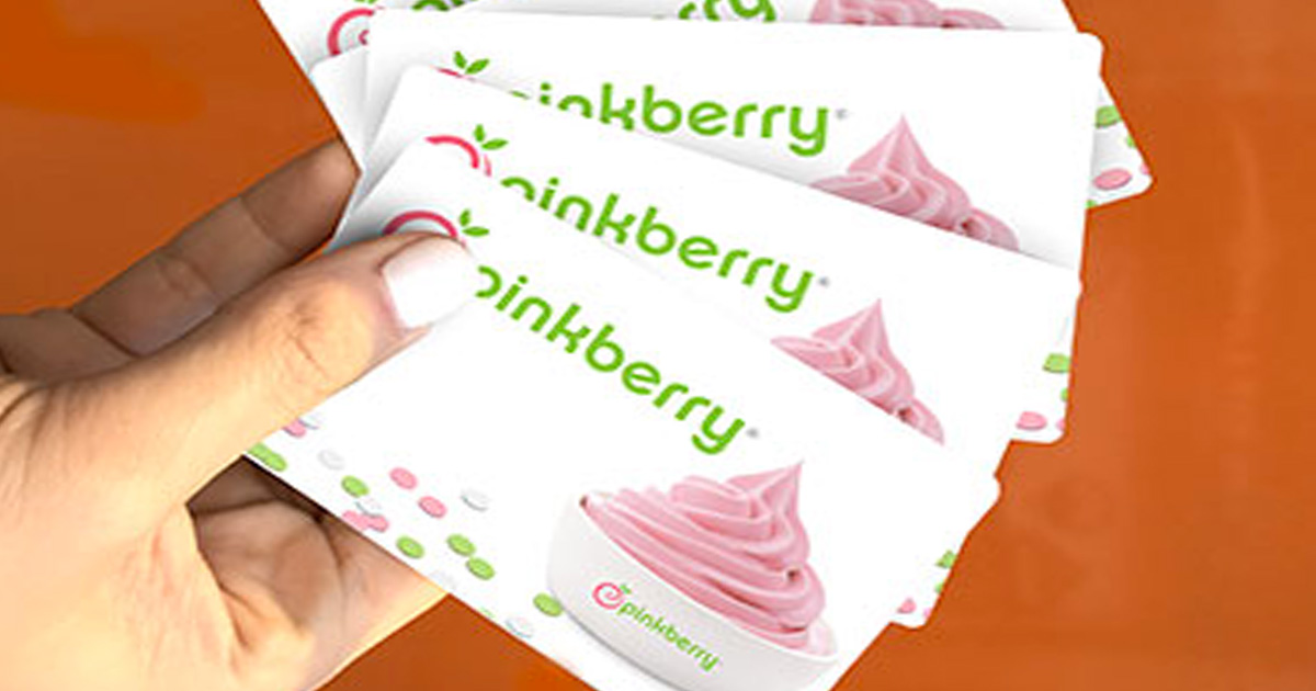 PinkBerry Gift Card Giveaway - Julie's Freebies