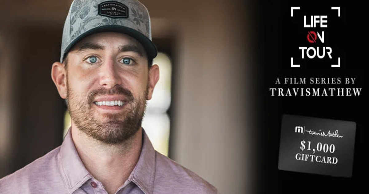 Travis Mathew’s Life on Tour Bob Menery Giveaway - Julie's Freebies