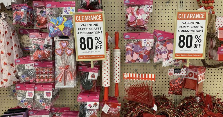 HOBBY LOBBY - 80% OFF VALENTINE'S DAY CLEARANCE - Julie's Freebies