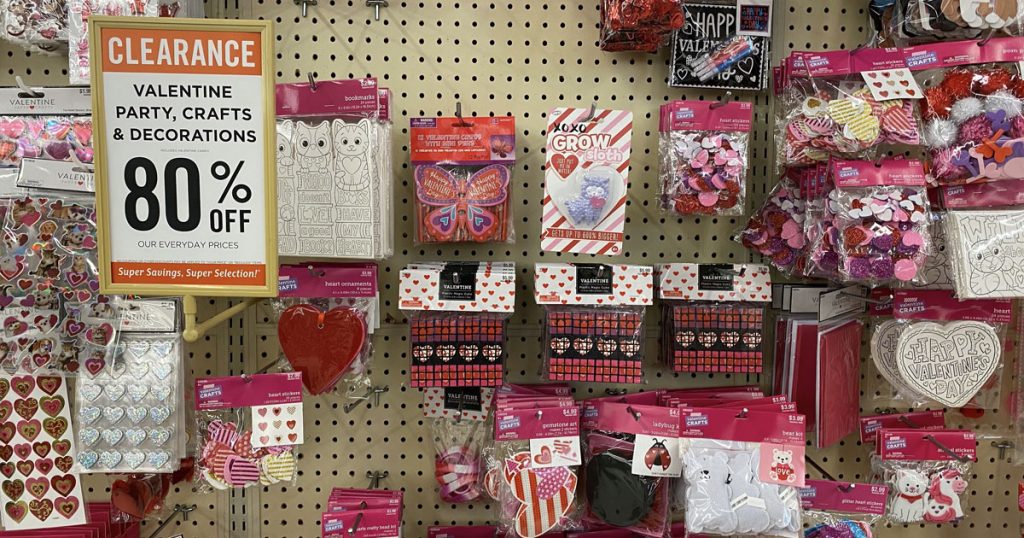 HOBBY LOBBY - 80% OFF VALENTINE'S DAY CLEARANCE - Julie's Freebies