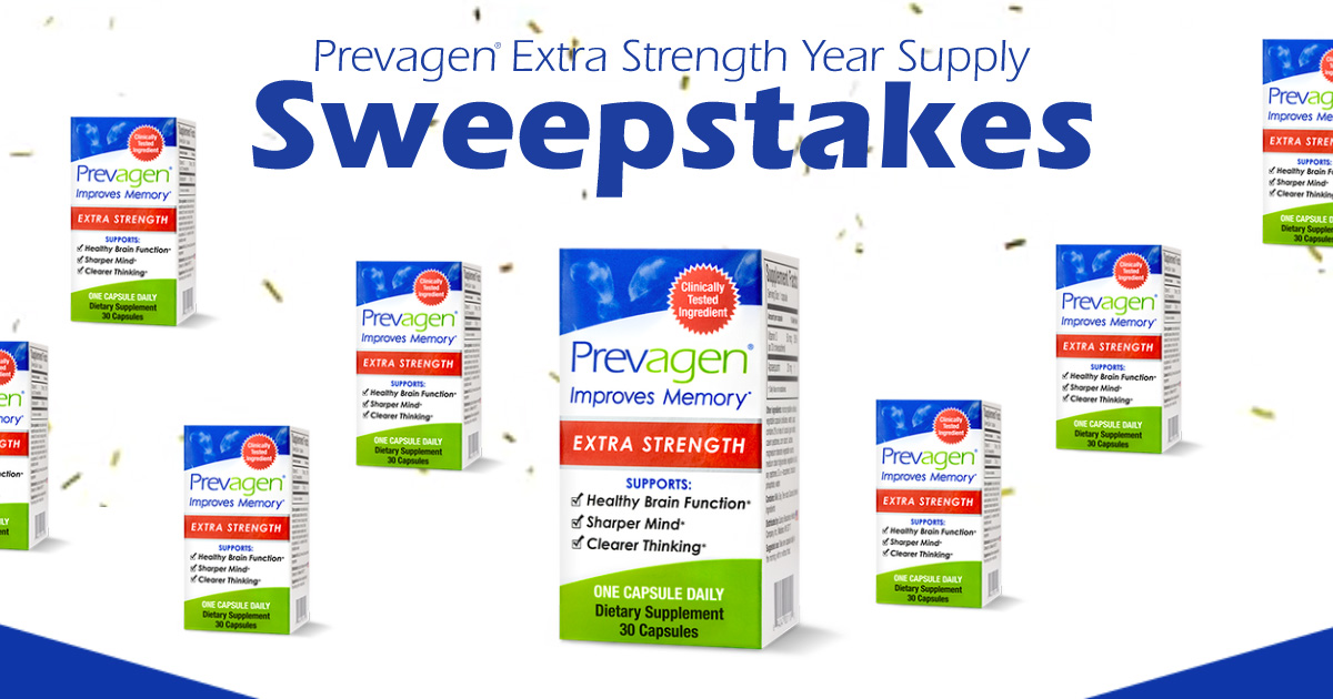 Prevagen Extra Strength Sweepstakes Julie's Freebies