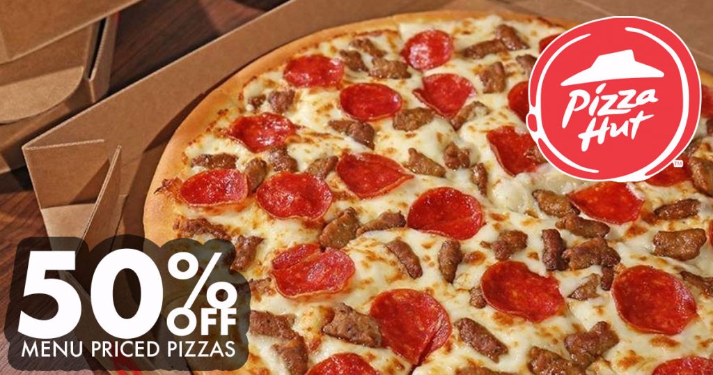 Pizza Hut! 50 off Online Orders! Julie's Freebies