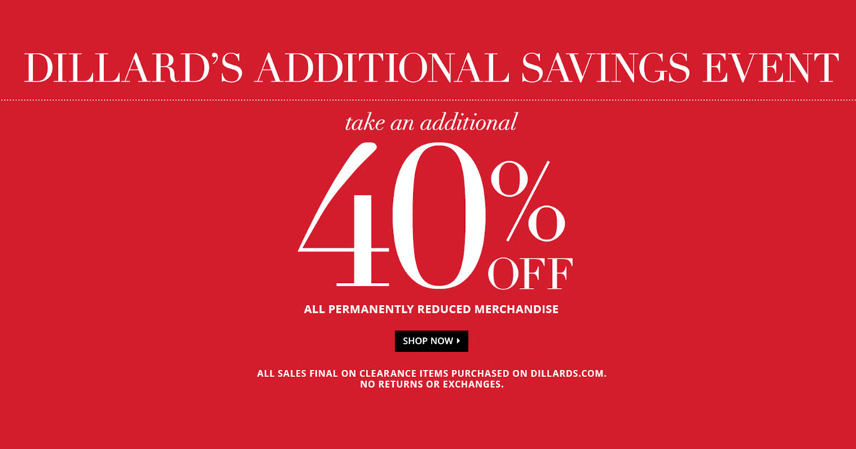 DILLARDS ONLINE CLEARANCE Up to 90 Off Julie's Freebies