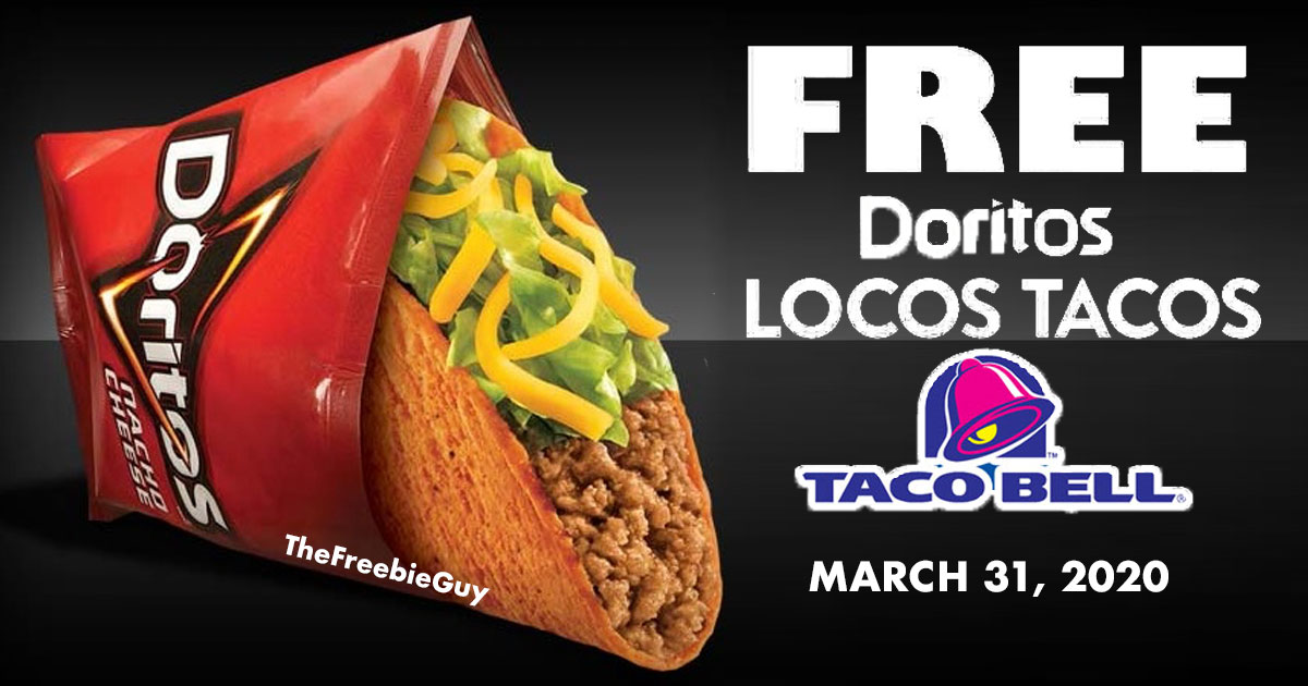 FREE Doritos Locos Tacos on March 31st Julie's Freebies