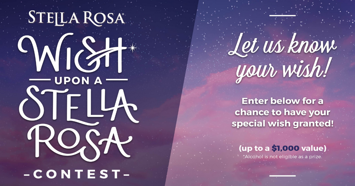 Wish Upon a Stella Rosa Contest Julie's Freebies