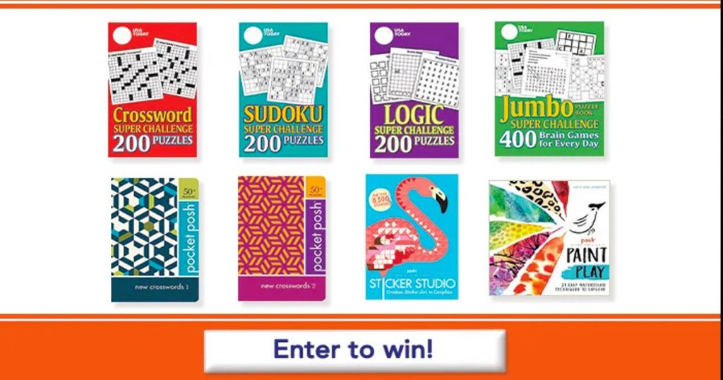 Andrew McMeel Puzzle Books Giveaway Julie #39 s Freebies
