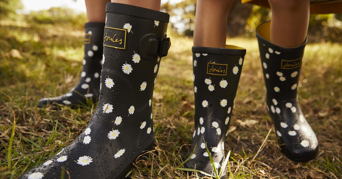 joules zip up wellies