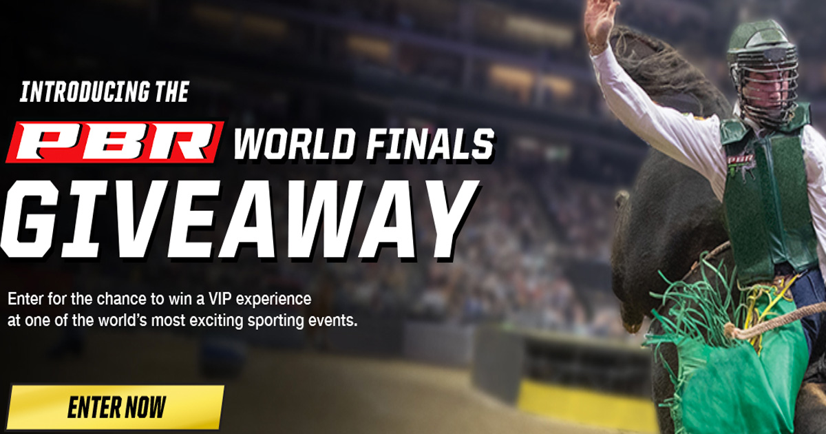 PBR World Finals Giveaway and Instant Win Game Julie's Freebies