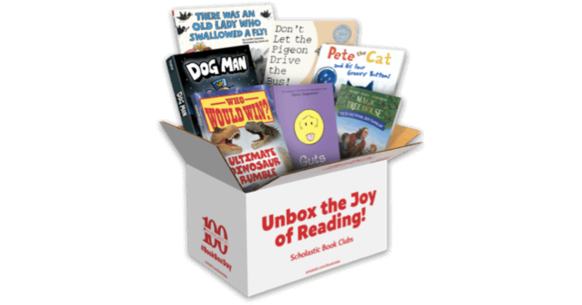 Scholastic Book Club Box of Books Giveaway - Julie's Freebies