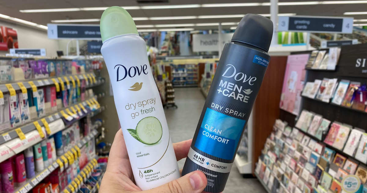 FREE Dove Dry Spray Antiperspirant Sample - Julie's Freebies